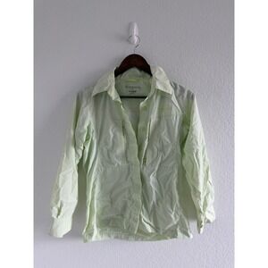 Simms Gorpcore Fishing Shirt Size XS Lime Green Ventilated Back Core